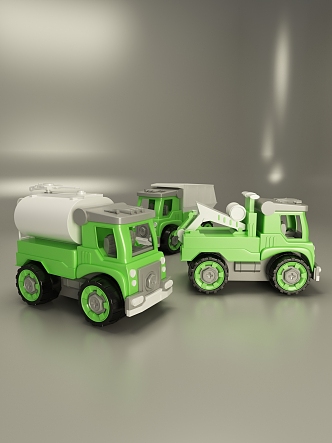 Modern toy car 3d model