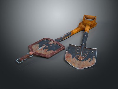 Shovel Soldiers Shovel Tools Hardware Tools Processing Tools 3d model