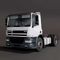 DAF CF Commercial Truck White Cab Modern Exterior Design Features