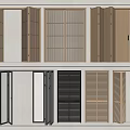 Modern Hinged Doors With Various Stylish Designs And Wooden Slat Panels