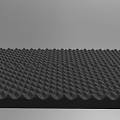 Non Slip Black Diamond Pattern Rubber Mat For Home And Kitchen Use