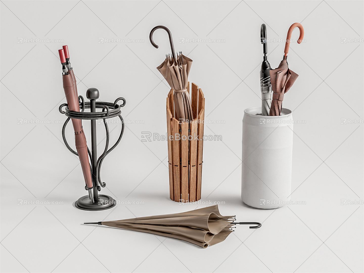 Modern Umbrella Rack Umbrella Rack Umbrella 3d model