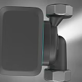 Industrial Solenoid Valve With Black Green Body And Hexagonal Connectors