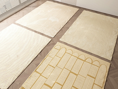 modern square carpet model