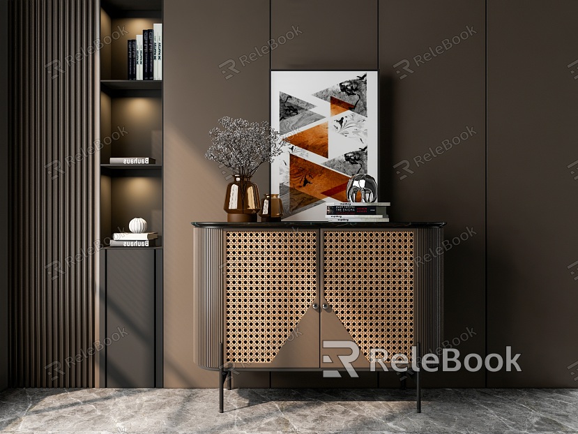 Light Luxury Decorative Cabinet model