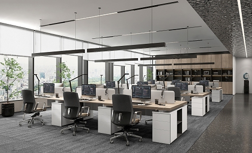 Office station 3d model