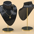 Necklace Jewelry Dummy Jewelry Booth Jewelry Booth 3d model