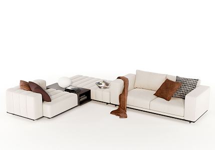 Modern Multiplayer Sofa 3d model