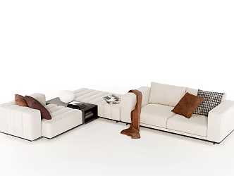 Modern Multiplayer Sofa 3d model