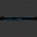 Sleek Modern Laptop Featuring Blue Lighting Cooling Vents And Stylish Design