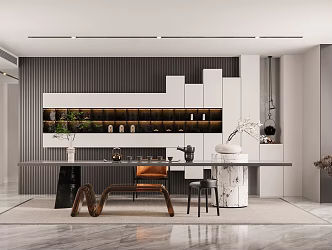 Modern Tea Room Tea Room Meeting Room 3d model