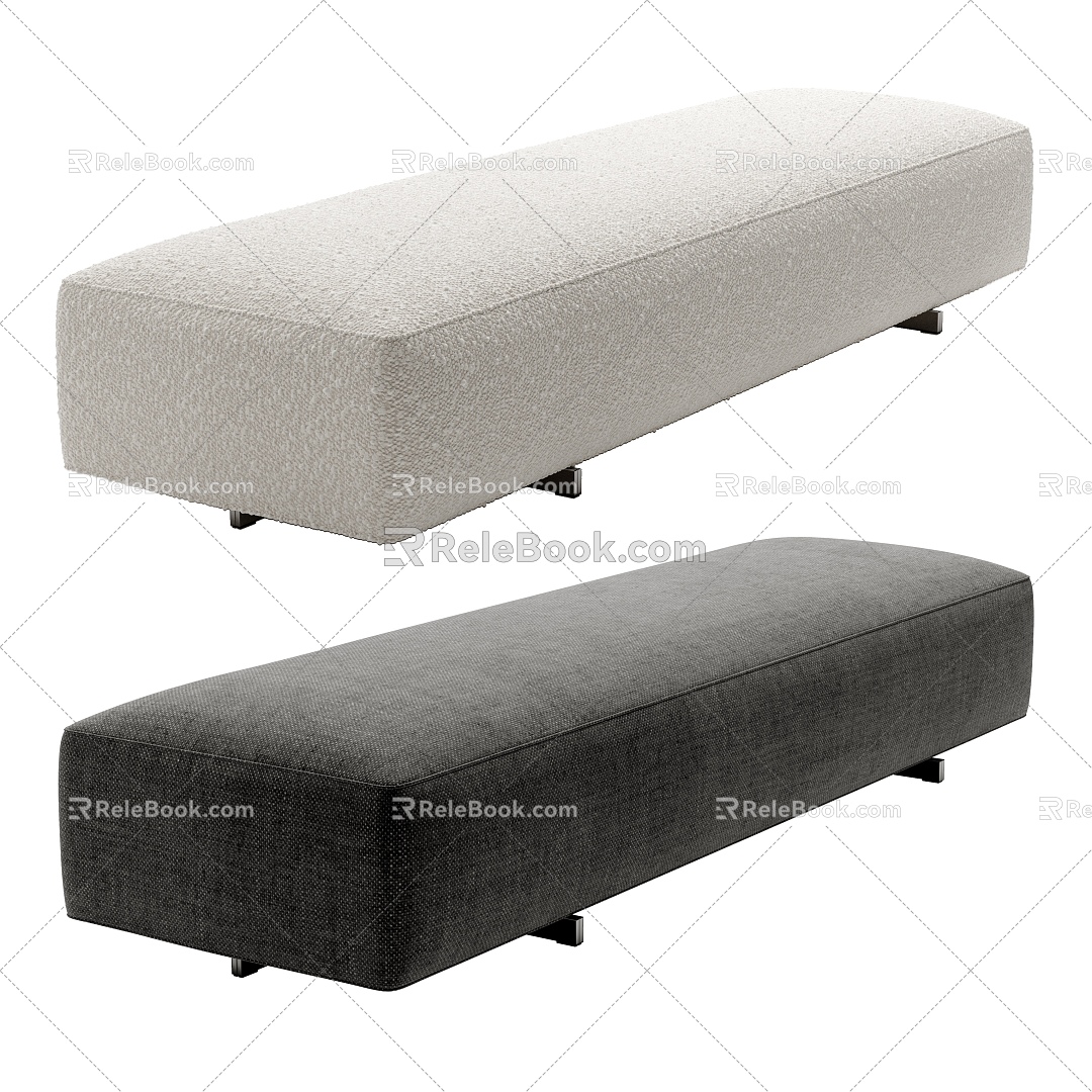 Modern Sofa Bench Bed End Bench 3d model