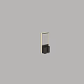 Modern Bathroom Washbasin With Wall Mounted Faucet And Double Rectangular Sinks