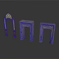 Architectural Doorway Decorations With Carved Patterns And Various Design Styles