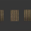 Three Rustic Wooden Storage Crates For Home Organizing And Decor