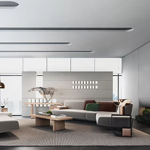Modern living room 3d model