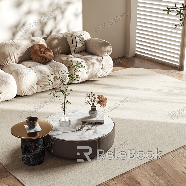 Modern coffee table model