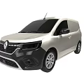 Silver Renault Van With Black Accents And Modern Exterior Design View