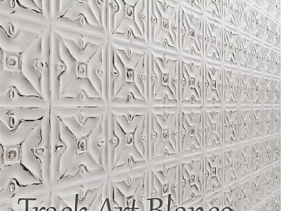 Decorative White Wall Components With Geometric Pattern And Intricate Design Details 3d model