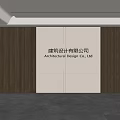 Modern Front Desk Background Wall Simple Background Wall Front Desk Reception Area Background Wall Company Front Desk Background Wall 3d model