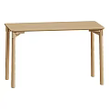 Two Wooden Console Tables With Minimalist Design Simple Structure And Modern Style 3d model