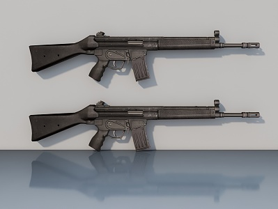 Firearms Weapons 3d model