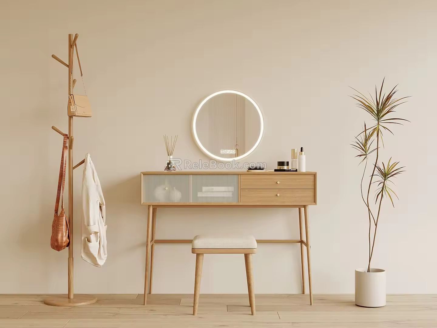 Nordic Dressing Table Hanger 3d model