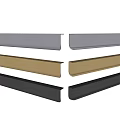 Door Handles in Different Colors Metal Long Strip Design Various Options