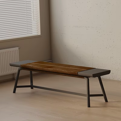 Modern shoe changing stool 3d model