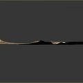 Detailed 3D Terrain Model With Winding River And Mountainous Landscape Features