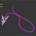 Cold weapons Sword Axe Hook Fork Spear Trident Melee Weapon Military 3d model