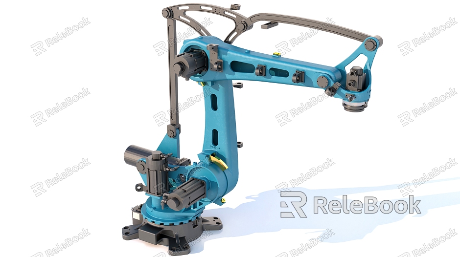 Mechanical arm, industrial equipment, assembly line, mechanical facilities model