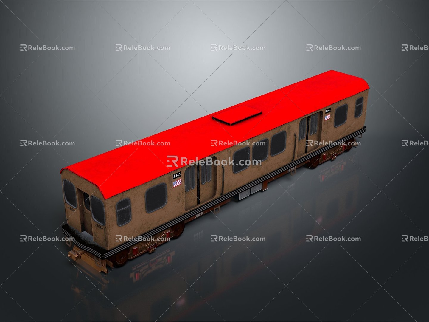 vintage train steam train train carriage locomotive head steam car carriage train modern vehicle 3d model