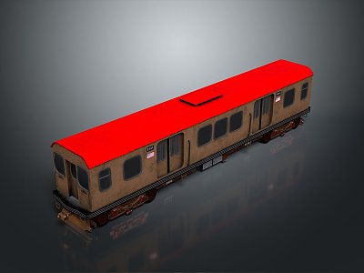 vintage train steam train carriage locomotive head steam carriage train modern vehicle 3d model