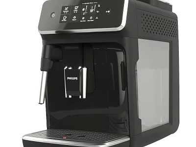 Sleek Philips Automatic Coffee Machine As Modern Kitchen Appliance With Control Panel 3d model