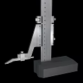 Silver Metal Adjustable Hardware Bracket Tool with Holes for Durable Industrial Applications
