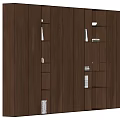 Modern Bookcase Bookshelf 3d model