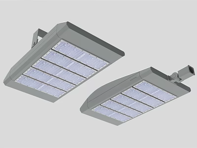 Outdoor LED Lights With Energy Efficient Modern Design For Bright Street Illumination 3d model