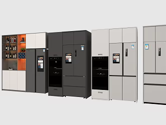 Refrigerator Freezer 3d model