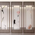 Screen Partition Screen Entrance Screen Partition Metal Partition Hollow 3d model