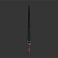 Modern Sword Officer Sword 3d model