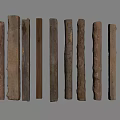 Various Natural Stone And Wood Textured Decorative Pieces For Decor