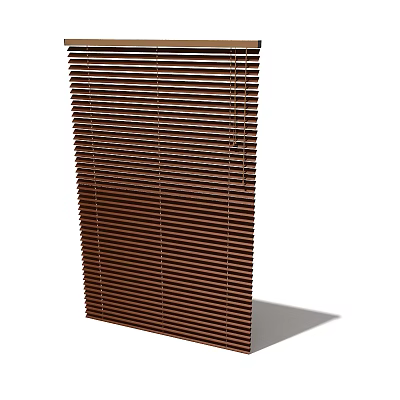 Stylish Brown Vertical Blinds for Modern Window Decoration and Light Control 3d model