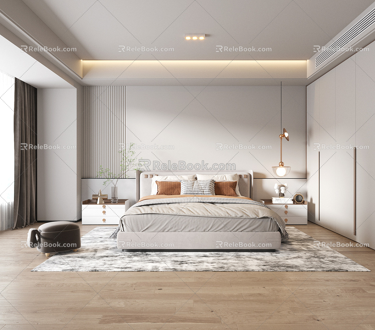 Modern Bedroom 3d model