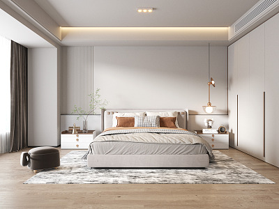 Modern Bedroom 3d model