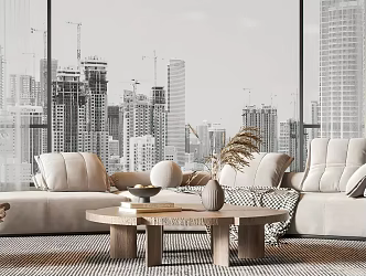 Quiet Living Room Combination Sofa Leisure Chair Quiet Dining Room Ancient Style Living Room New Chinese Style Living Room Simple Natural Style Modern Living Room G639 3d model