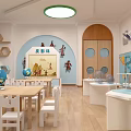 Modern Science Classroom 3d model