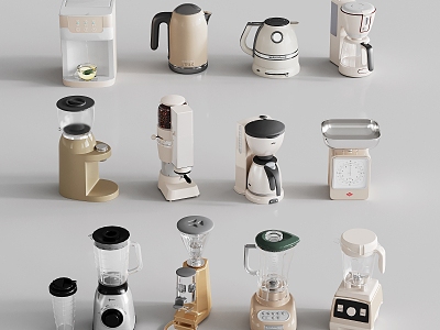 Kitchen Appliances Household Appliances Kettle Juicer Wall Breaking Machine Coffee Machine Says 3d model