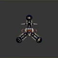 Mech Warrior Mech Soldier Machine Battlearm Mechanical Battlearm Machine Fighter Robot 3d model