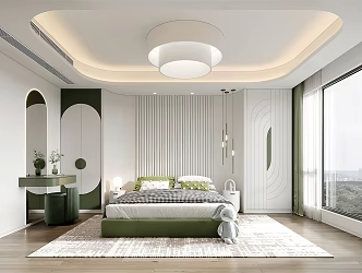 Nordic Bedroom 3d model